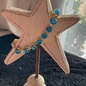 Sorrelli Electric Blue Crystal Bracelet